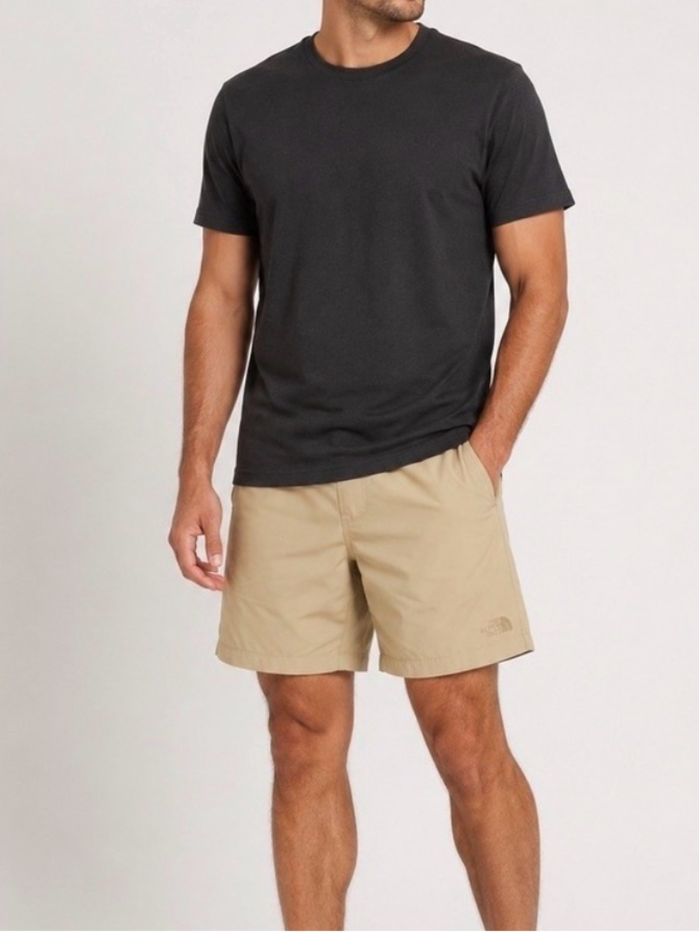 The North Face Men's Class V Pull Twill Beige Shorts